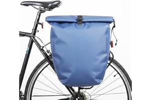 GEARFLAG 24L Waterproof Bike Pannier Bag – 500D TPU Heavy Duty Rear Rack Bicycle Bag for Commuting & Touring – Quick-Release 