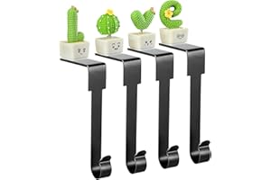 Guojanfon 4 Pack Love Holder Hanger,Metal Hooks for Hanging Valentine's Gift,Stocking Holders for Mantle for Valentine's Decorations (Love,4Pack)