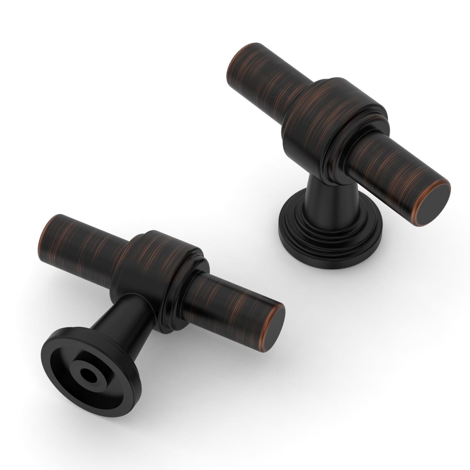 Photo 1 of Asidrama 10 Pack Oil Rubbed Bronze Kitchen Cabinet Knobs for Dresser Drawers - Zinc Hardware
