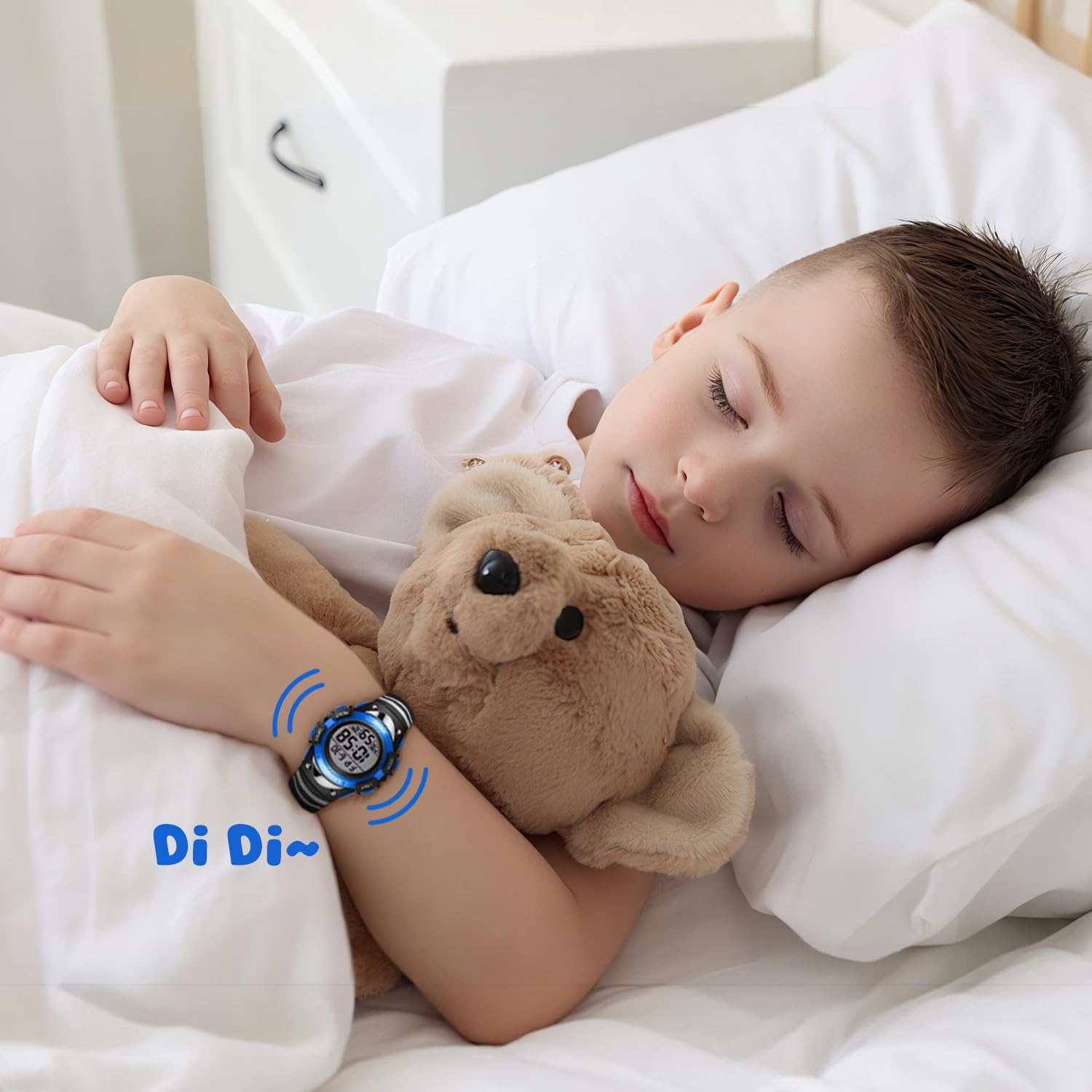 VTAIGE Kids Watch for 3-12 Year Old Boys Girls, Digital Watch for Kids Sport Outdoor Multifunctional Waterproof Watches with Alarm/LED Light/Stopwatch/Calendar Boys Wristwatch for Student, Kids Gift