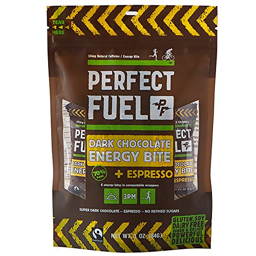 Perfect Fuel Chocolate Dark Chocolate Energy Bite, Espresso, 3 Ounce