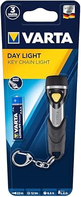 VARTA Day Light Keychain LED Torch w/ Keyring + AAA Battery - Durable Outdoor view 2