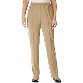 Woman Within Plus Size Knit Pull-On Elastic-Waist Pants