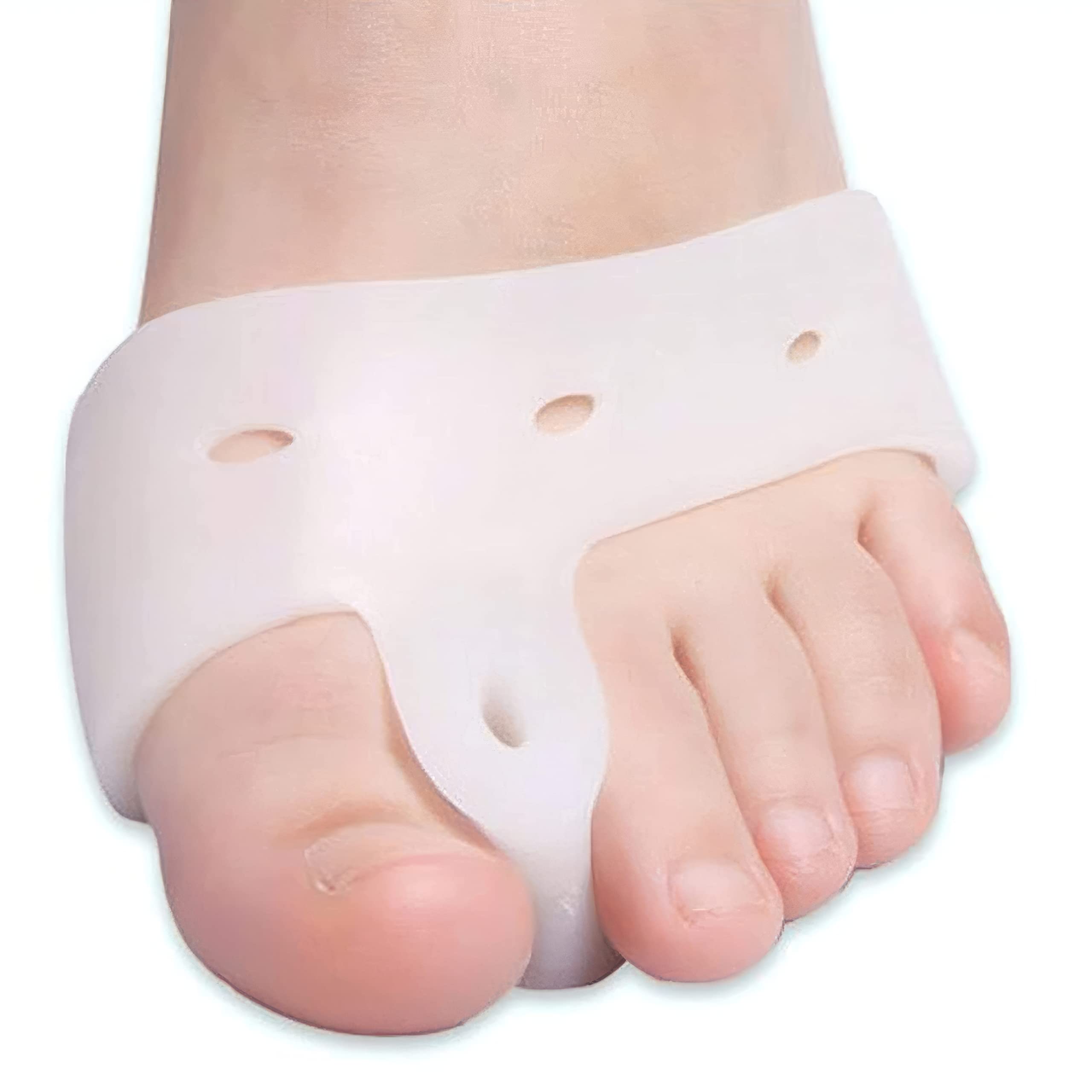 TechAffect Toe Spacers For Bunions Toe Straighteners For Bent Toes Big Toe Support