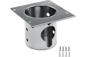 COMVIEE 304 Stainless Steel Fire Burn Pot for Pit Boss Pro Series II 1150, 1600 Pellet Grills, Firepot Parts for Pit Boss PB1600PS1, PB1150PS2, PB1150PS3, Upgraded Replacement Burn Pot Accessories with Screws