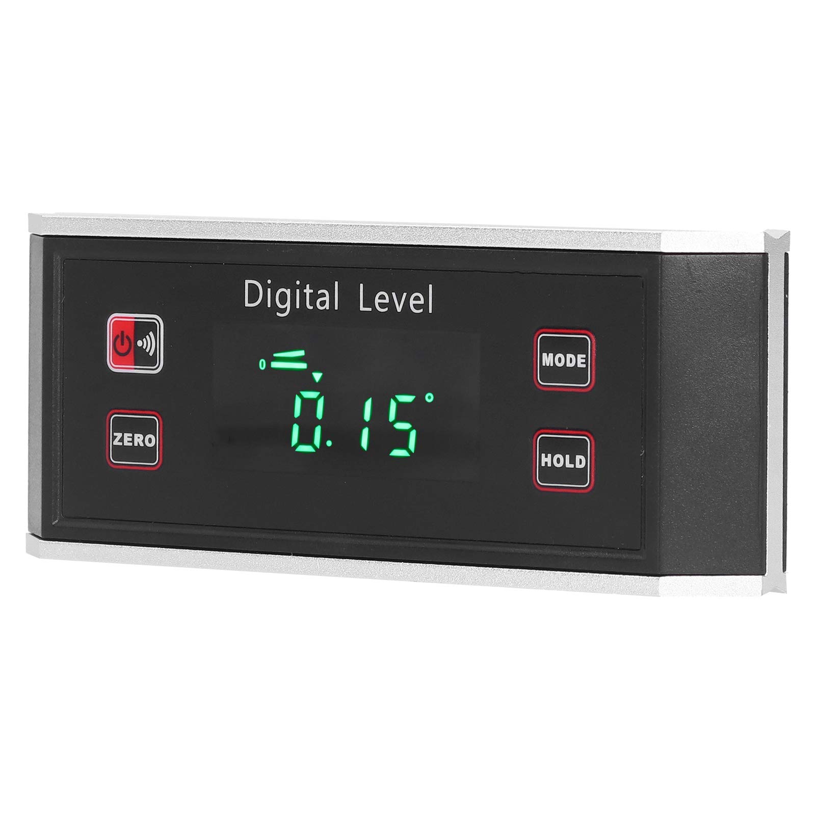 Digital Level 360°0.01mm High Accuracy Digital Level Stainless Steel Anti- Angle Meter with Stable Structure for Workpiece Objects Measure