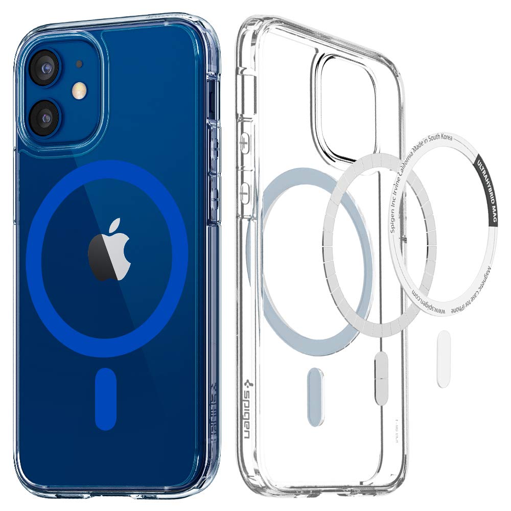 Spigen Ultra Hybrid Mag Case Compatible with iPhone 12 Mini - Blue
