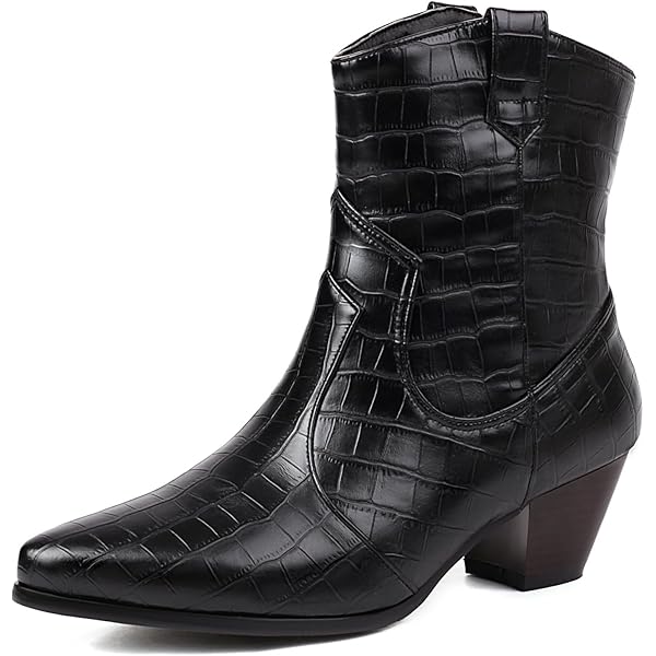 Amazon.com | TinaCus Women's Genuine Leather Square Toe Selftie