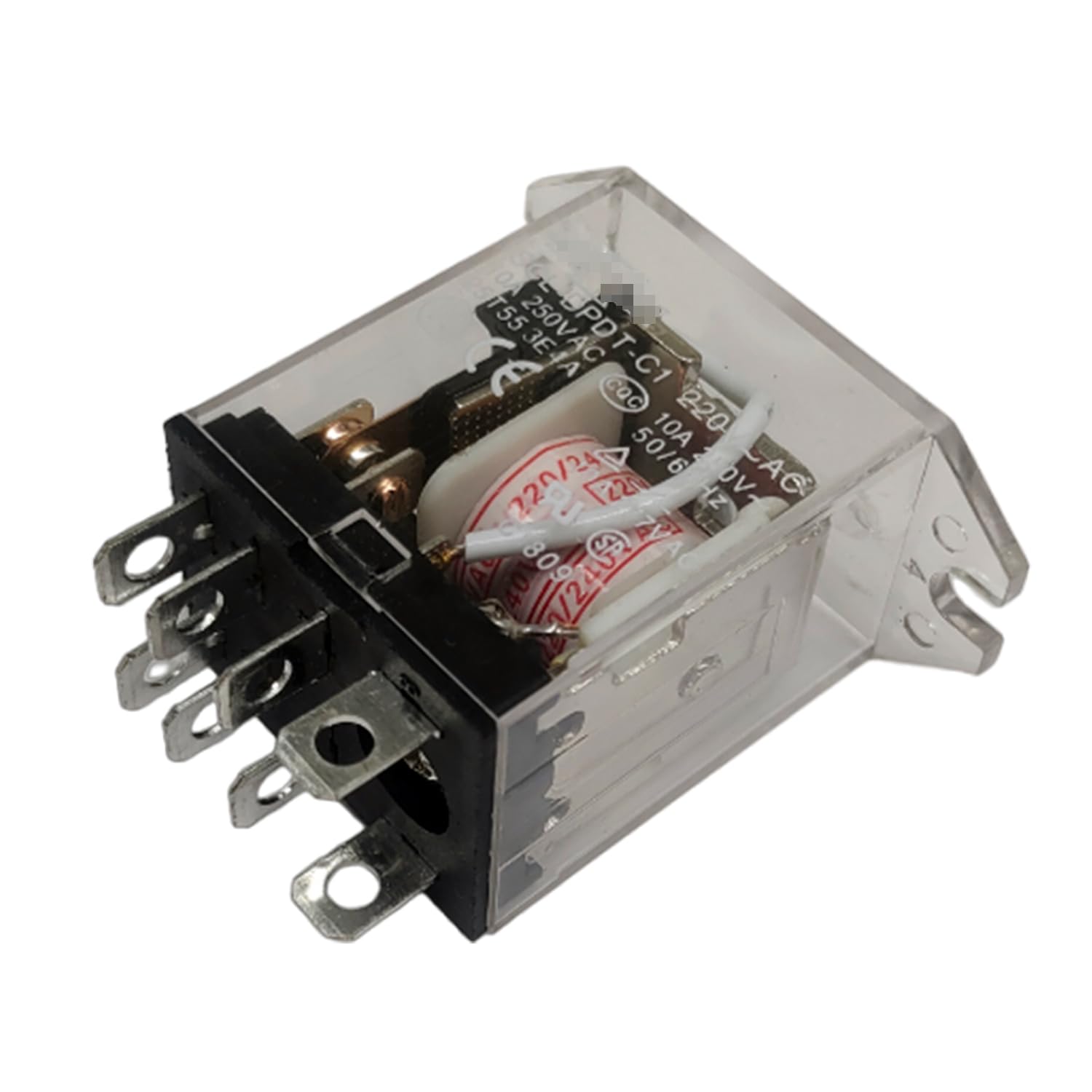 Multi-purpose automotive DPDT Relay SCL-DPDT-C1 220VAC 10a for Disinfection Cabinet Microwave Oven Electric Scooter Lock