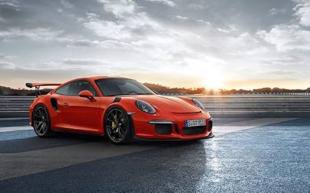 Amazon Co Jp 絵画風 壁紙ポスター はがせるシール式 ポルシェ 911 Gt3 Rs ターボ 991型 14年 レッド キャラクロ P991 007w1 ワイド版 921mm 576mm 建築用壁紙 耐候性塗料 車 バイク