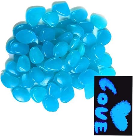 Amazon Com Oviaza Glow In The Dark Pebbles Fairy Garden