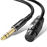 Twozoh XLR Female to 1/4 Inch (6.35mm) TRS