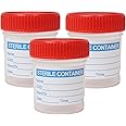 TOPMED ETS 3 Sterile specimen cups are each individually packed with a screw cap 2oz 50ml private listing 3 Count (3)