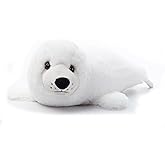 The Petting Zoo Harp Seal Stuffed Animal Plushie, Gifts for Kids, Wild Onez Sealife Animals, Seal Plush Toy 17 inches