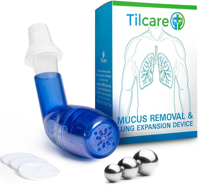 Tilcare Mucus Relief Lung Expansion Device - OPEP Breathing Exerciser