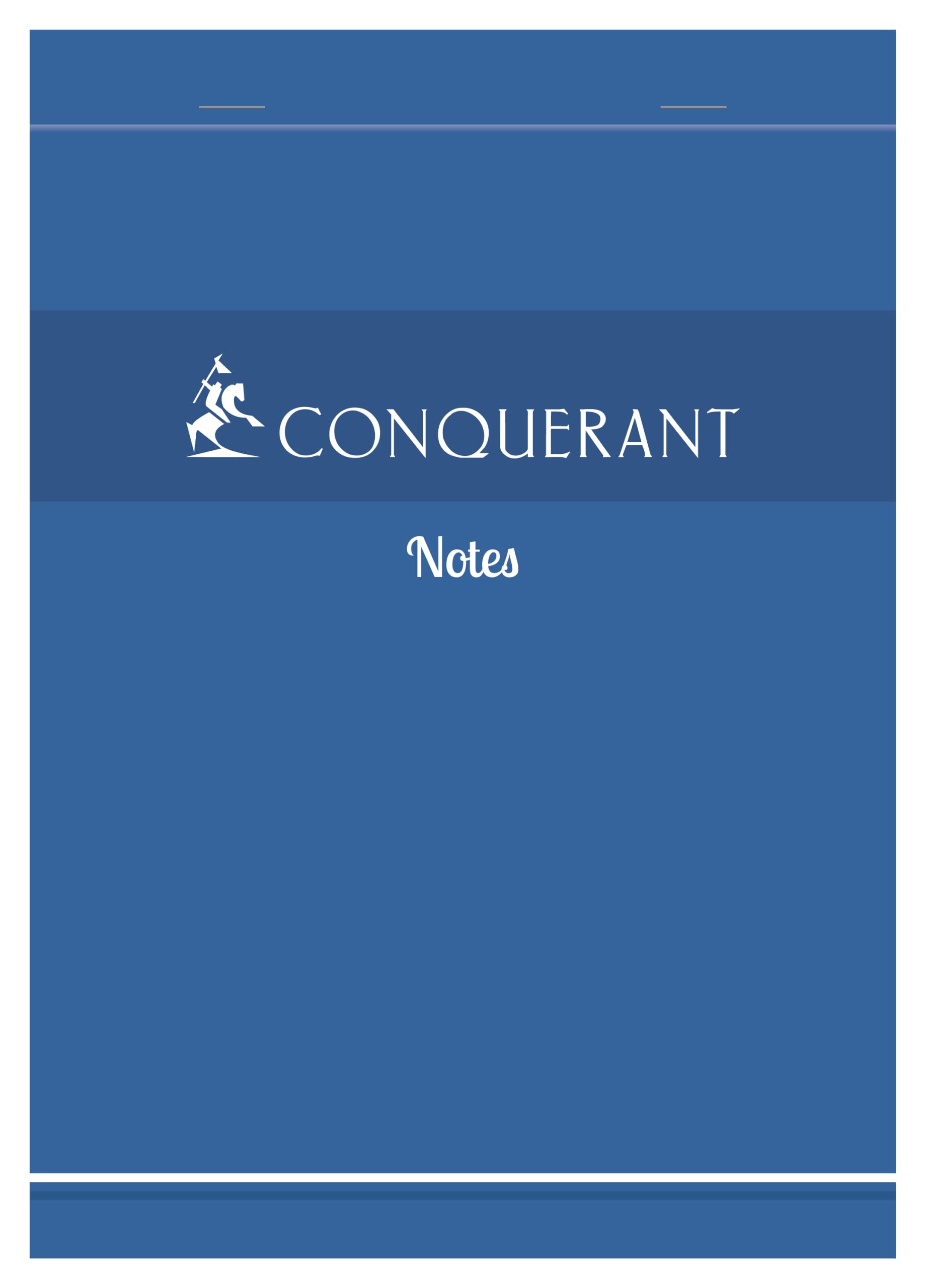 Conquerant Pack of 5 A4 Small Squares 5 mm 200 Pages Stapled Head Cover Blue Card