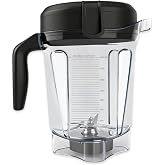 Blender Pitcher 64oz Low-Profile,Compatible with Vit 780 750 7500 5000 5200 Vm0102 Vm0103 Vm0197 E310 Professional/Commercial/Classic Series etc Blender,Blender Container Jar Cup,10 Years Warranty