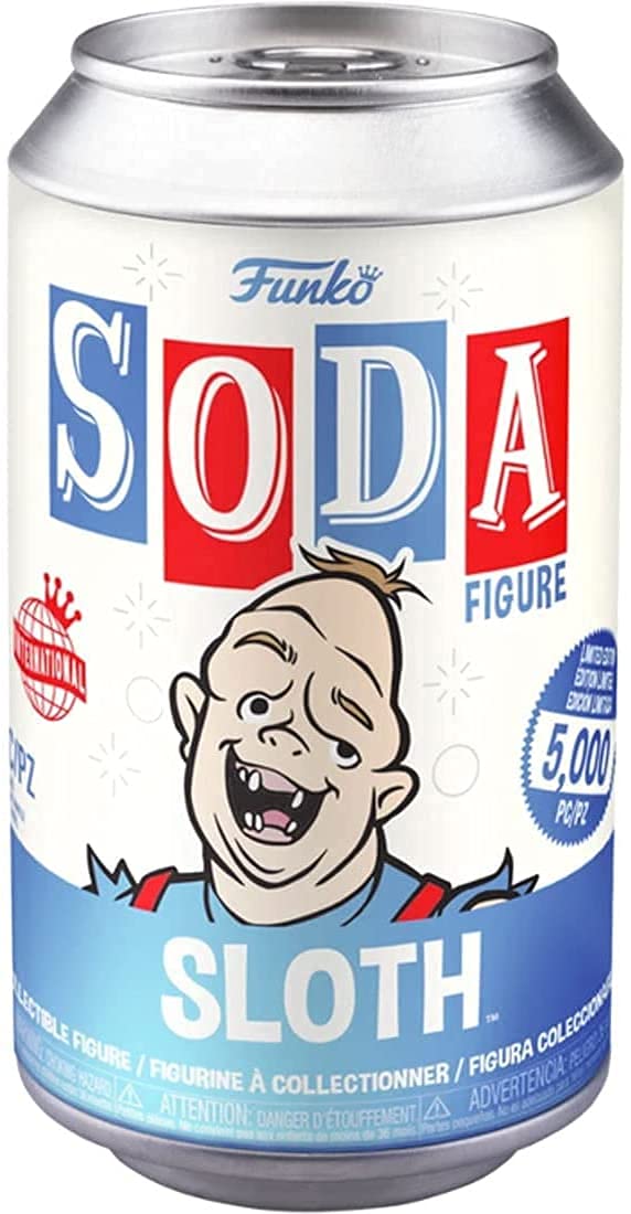 Funko Vinyl SODA: the Goonies - Sloth - 1/6 Odds for Rare Chase Variant - (Styles May Vary) - Collectable Vinyl Figure - Gift Idea - Official Merchandise - Toys for Kids & Adults - Movies Fans