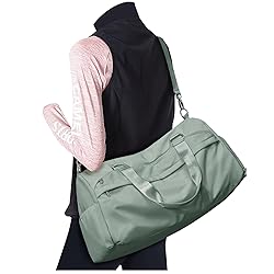 wassdins Gym Bag for Women Men, Sport Duffle Bag