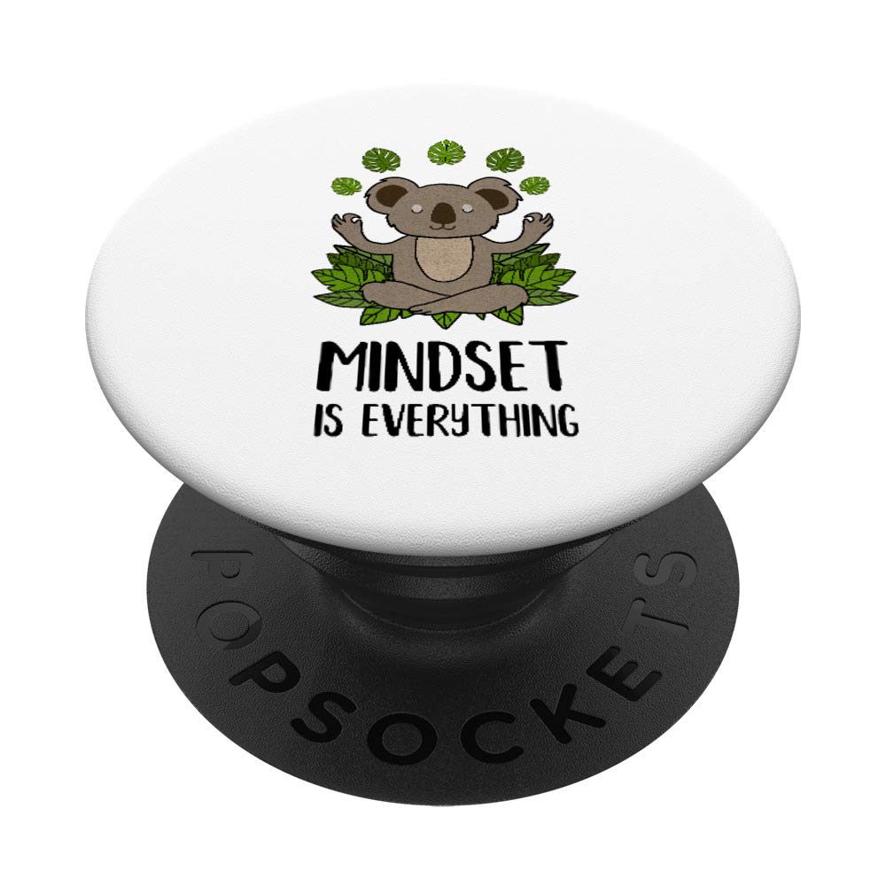 Koala Yoga, Motivational Quote, Meditation, Mindset PopSockets PopGrip: Swappable Grip for Phones & Tablets