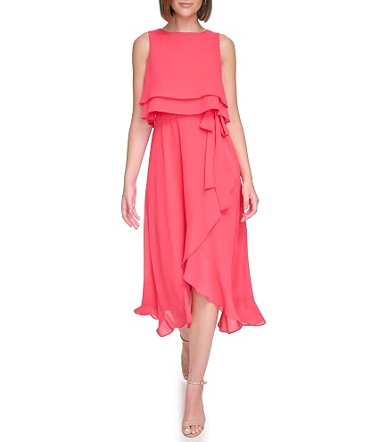 Amazon.com: Jessica Howard Women's Portrait-Collar Combo Midi Dress : Clothing, Shoes & Jewelry