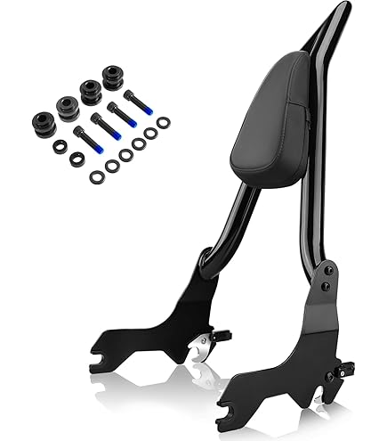 Detachable Passenger Backrest Pad Docking Sissy Bar For Harley Davidson Softail Models 2018-2023 For Harley Lowrider S ST FXLR FXRST FXLRS FXLRST Sport Glide FLSB Dyna Black - View #14
