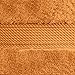 Superior Egyptian Cotton Pile 6 Piece Towel Set, Includes 2 Bath, 2 Hand, 2 Face Towels/Washcloths, Ultra Soft Luxury Towels, Thick Plush Essentials, Guest Bath, Spa, Hotel Bathroom, Rust