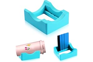 Silicone Cup Cradle for Tumblers with Built-in Slot, Tumbler Holder for Crafts Use to Apply Vinyl Decals for Tumblers, Small 