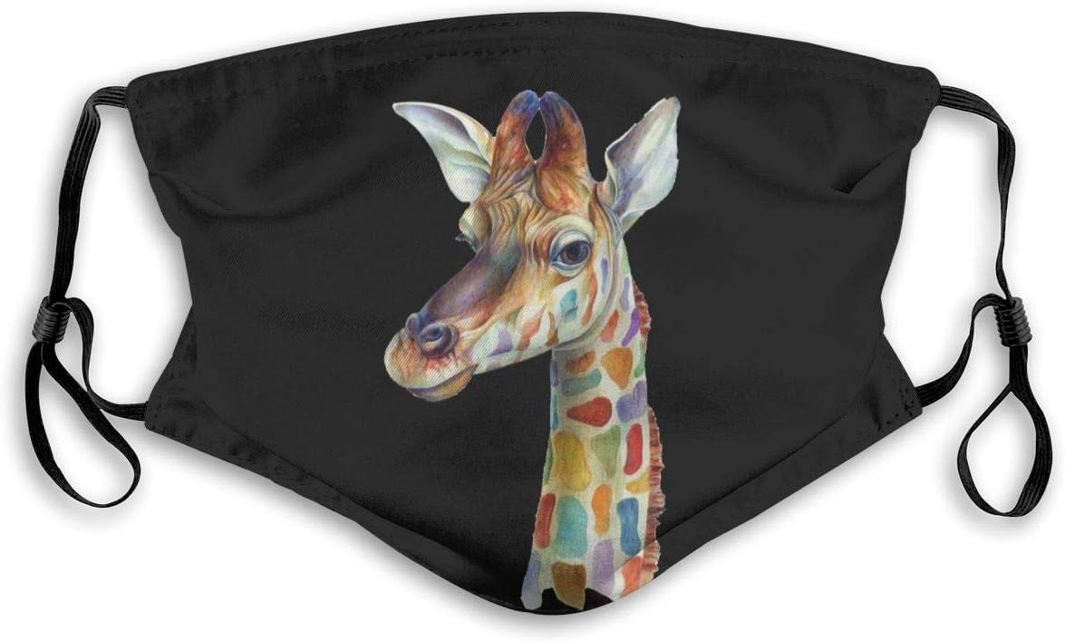 Giraffe Adjustable Windproof Ear Loops Reusable For Men Women Kids Teens