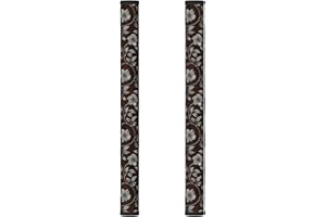 ADOVOC Refrigerator Door Handle Covers, Brown Flower Fridge Handle Cover, Ovens, Dishwashers, Kitchen Decors, Keep Your Appliance Clean from Smudges, Food Stains, Microwave Stove, Bathroom