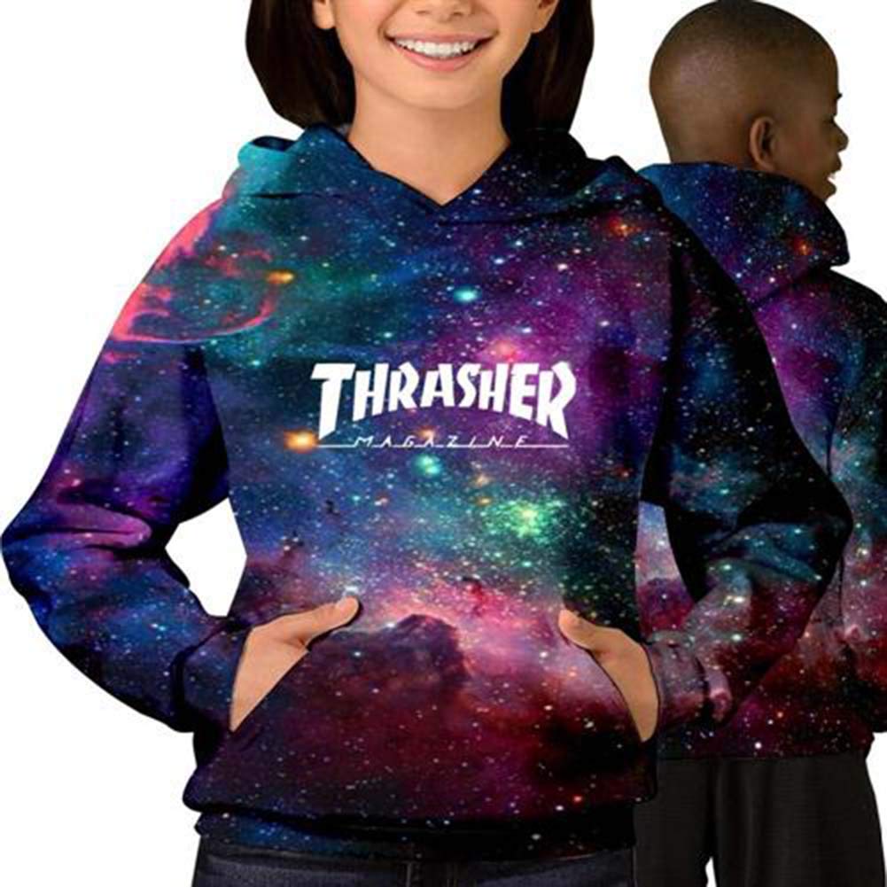 girl in thrasher hoodie