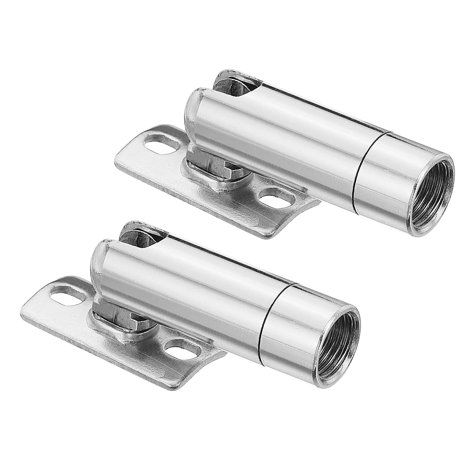 PATIKIL Sloped Ceiling Light Adapter, 2 Pack 180/350 Degree M10 Female Thread with Base Chandeliers Pendant Lighting Adapter, Chrome
