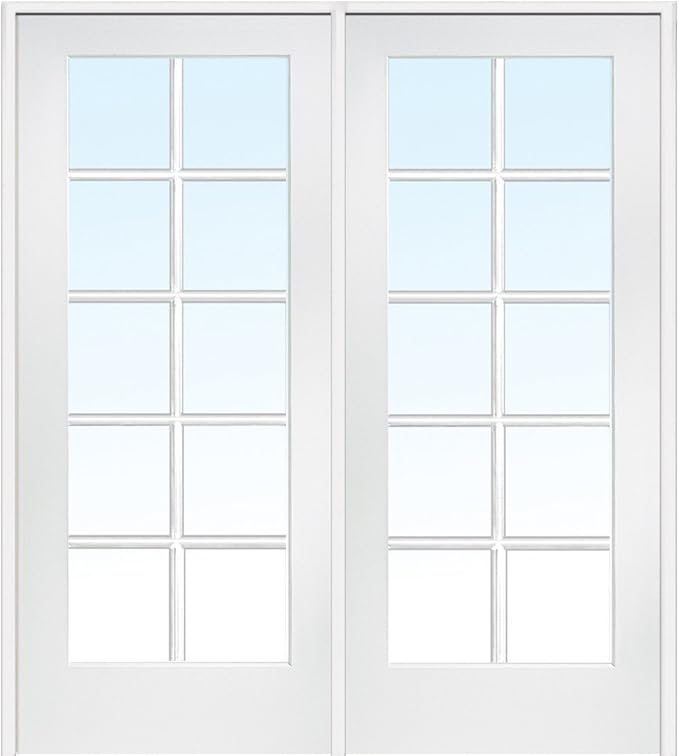 National Door Company Z019952ba Primed Mdf 10 Lite Clear Glass