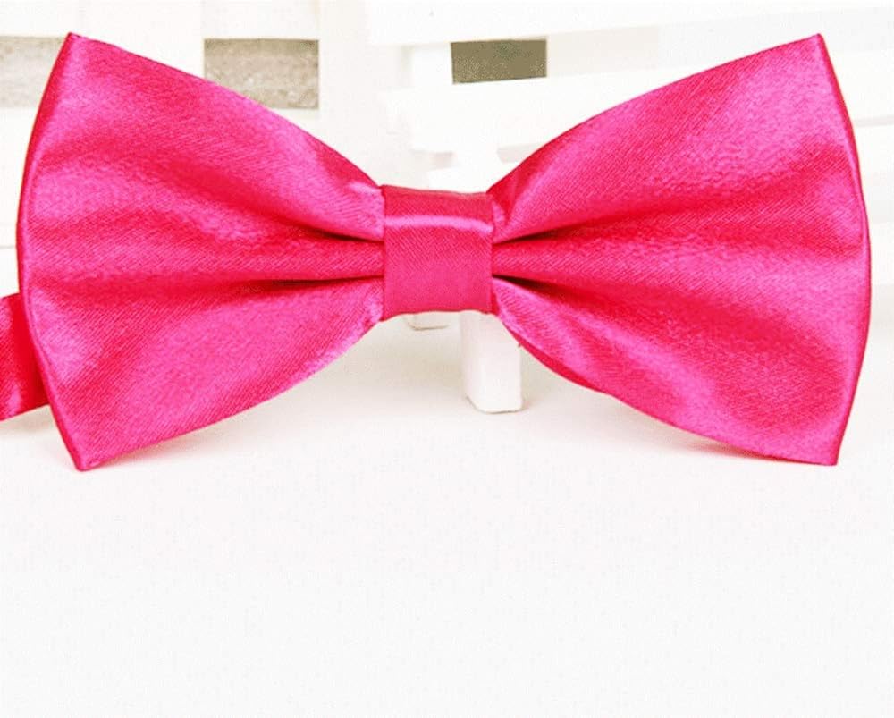 Best Bow Tie MAGENTA RED Bow Tie Classic Fashion Novelty