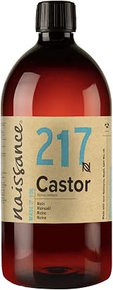 Naissance Cold Pressed Castor Oil 870ml Hair Growth Eyelashes Eyebrows Skin view 2