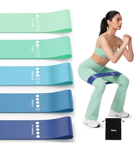 Bandes De Résistance Fitness Et Yoga TPE – 5/15/25 Kg, Débutant à Avancé, 208 Cm, Sans Nœud, Portables, Pour Hommes Et Femmes