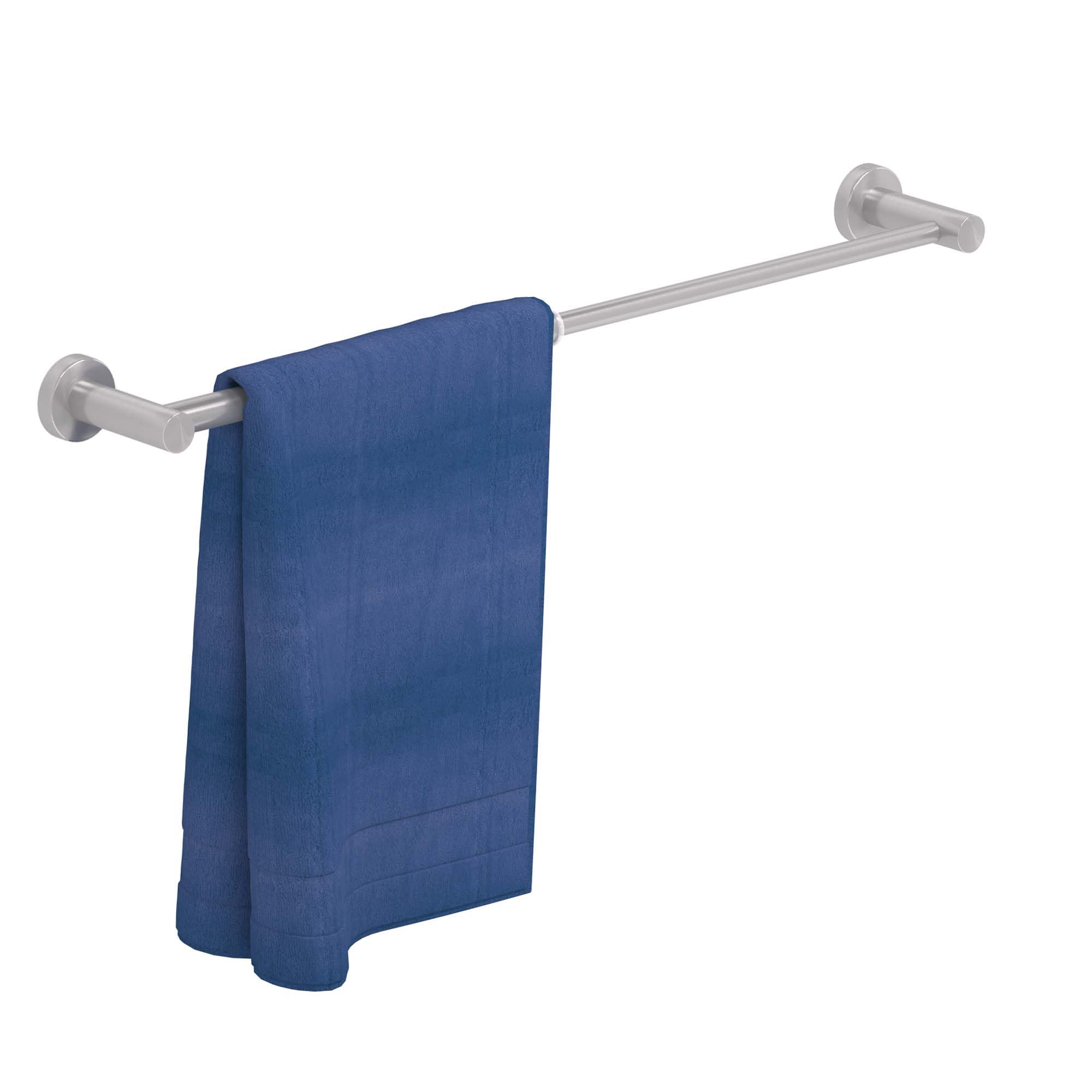 Photo 1 of 2 Pack Adjustable Towel Bar, HOMOTEK Economic Bathroom Towel Holder Rod from 12 Inch to 22 Inch Single Towel Racks, Wall Mount Towel Rail, Towel Hanger Hook for Kitchen(Brushed Stainless Steel)