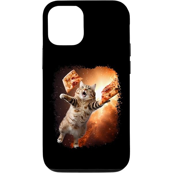 Society6 iPhone4/4S,5用 Kitten Pizza Galaxy Amazon.com: Outer Space Cats Laser Eyes Pizza Slices Flying