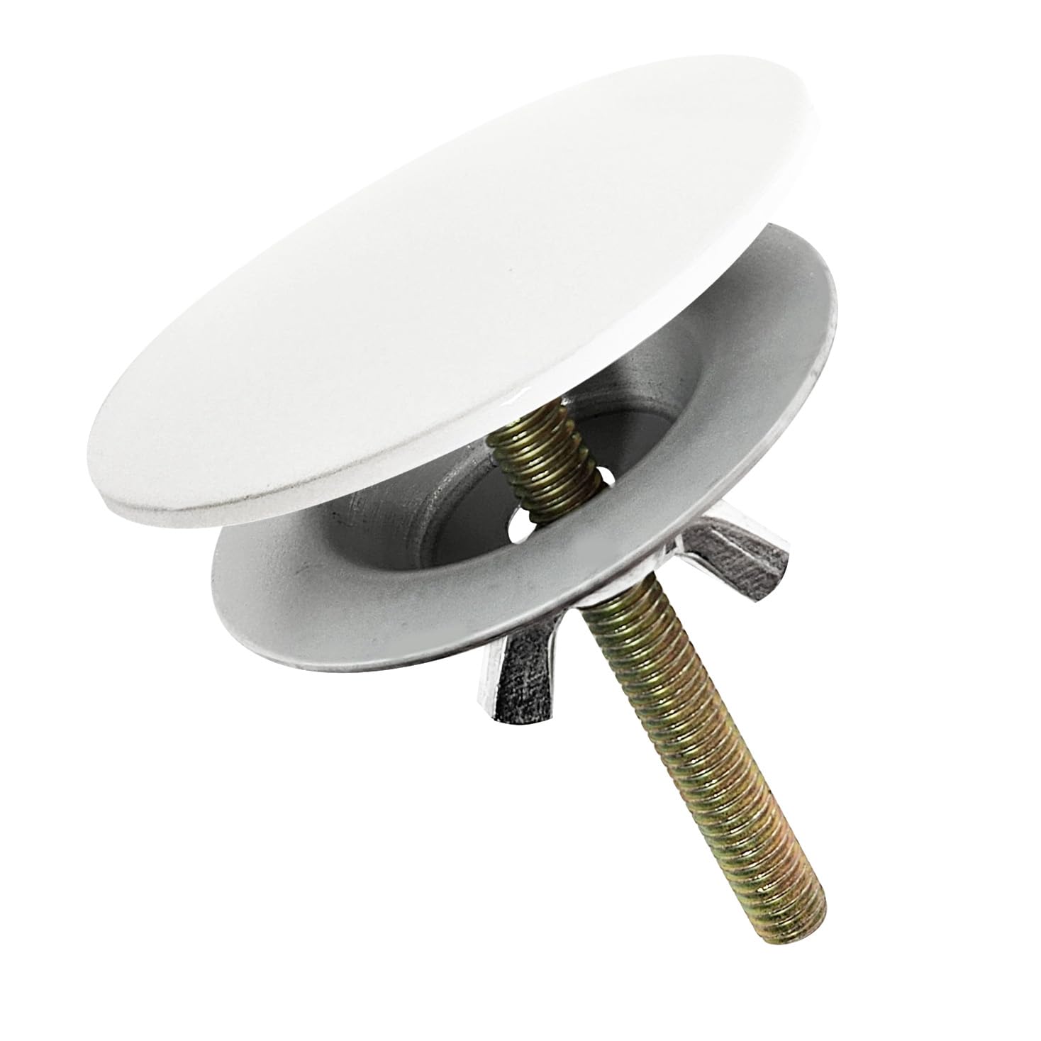 Westbrass D202-50 2" Kitchen Sink Hole Cover, Powder Coat White, 1 Pack — image 1