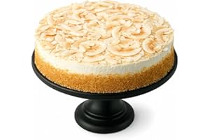 ANDY ANAND CHOCOLATIER Sugar Free Lemon Coconut Mousse Cake (3 lbs) - Luscious, Creamy Bakery Desserts, Guilt-Free Indulgence