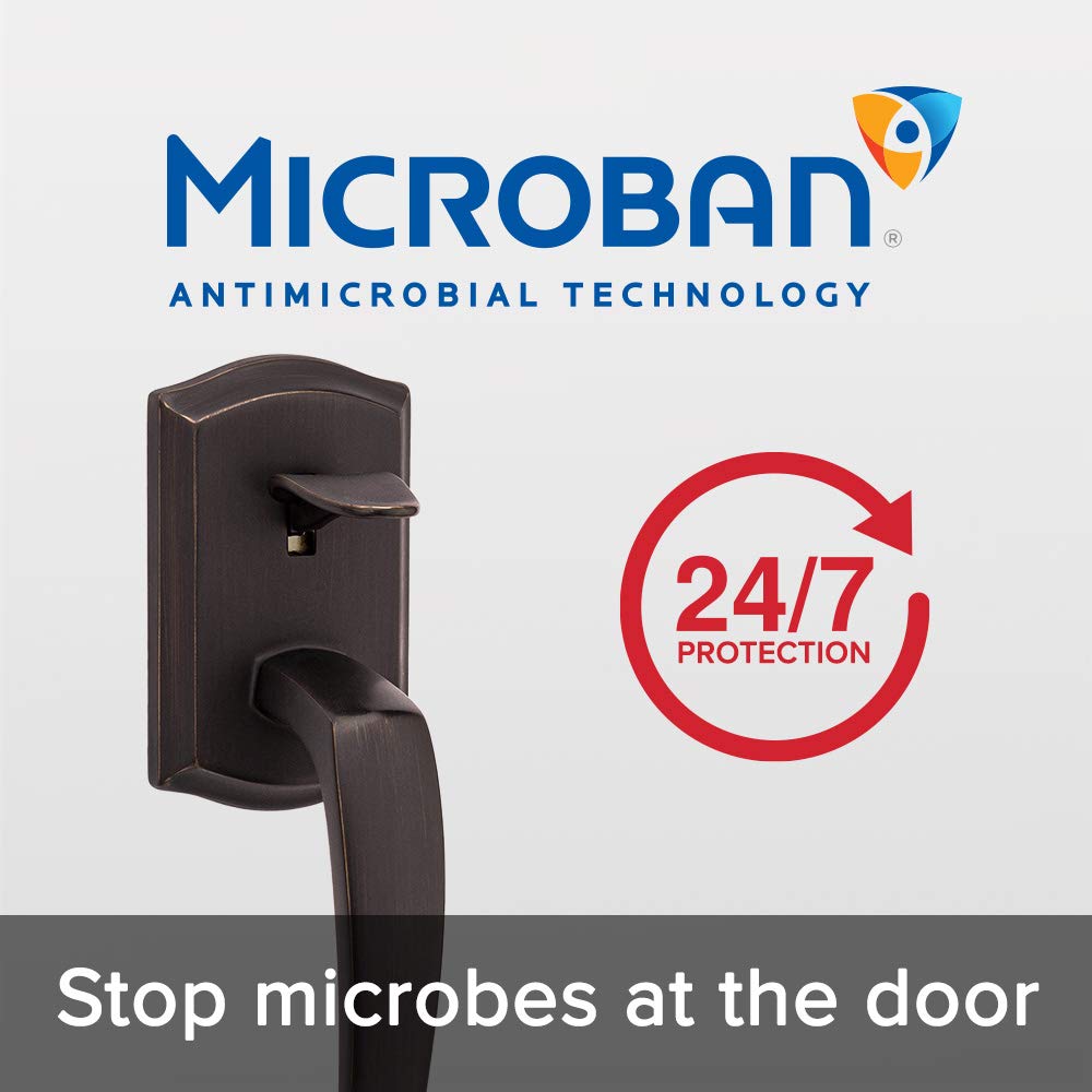 Kwikset Prescott Front Door Handle No Lock, Entry Handleset Exterior