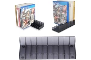 Wendry 2 PCS Game CD Storage Rack, Large Capacity Game Card Box, Wear CD Storage Stand Holder for/SLIM/PRO