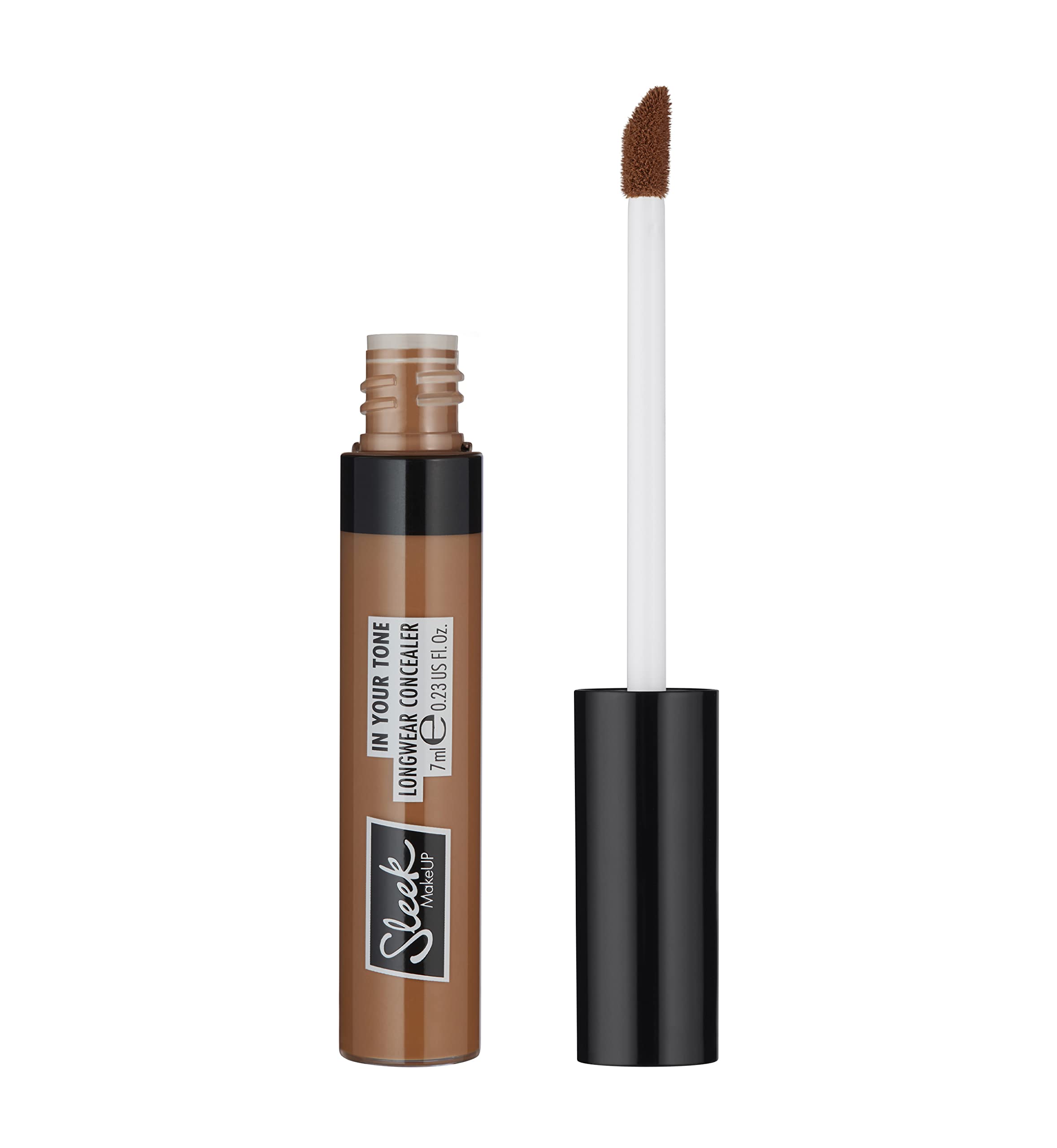 Sleek MakeUP In Your Tone Longwear Concealer, Hides Dark Circles and Covers Blemishes, Buildable Medium to Full Coverage, 7N, 7ml