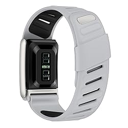 Rugged Comfort Silicone Wristband Compatible with