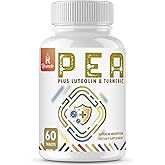 Rosmolo 1500 MG Palmitoylethanolamide with Luteolin 98% & Turmeric, High Absorption, Micronized Pea Supplement for Discomfort Management- USA Made - 60 Tablets