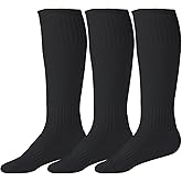 EPEIUS Kids Soccer Socks Non Slip Knee High Socks Sport Grip Soccer Socks Softball Baseball for Youth Girls Boys