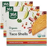 365 by Whole Foods Market, Organic Yellow Taco Shells, 5.5 Ounce (Pack of 3)