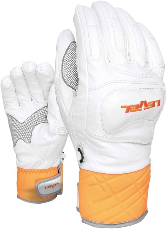 Level Race Ski Racing Gloves Large/White Sports & Outdoors