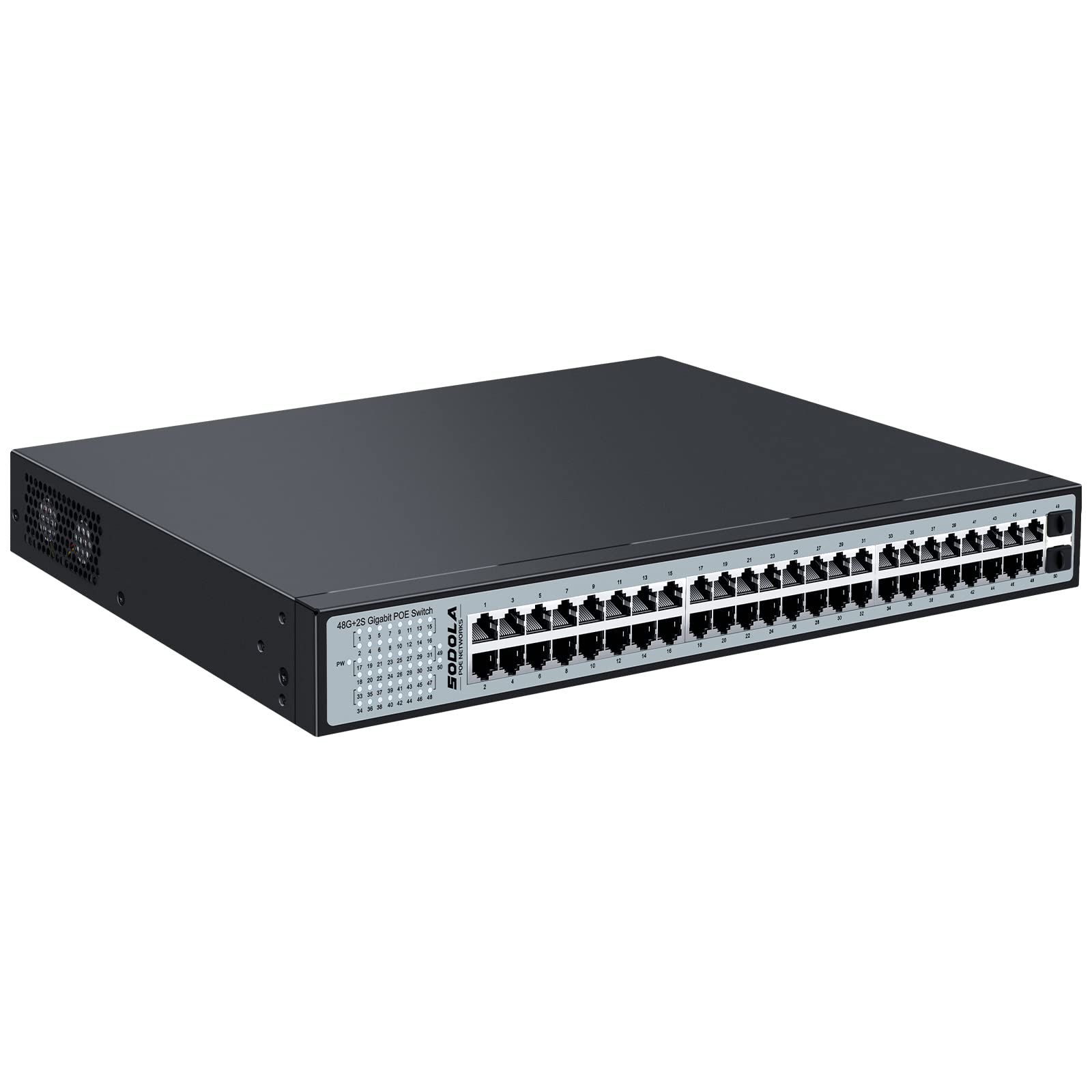 Mua 48 Port Gigabit PoE Switch, 600W Unmanaged Network Switch with 48 Port IEEE802.3af/at PoE, 2