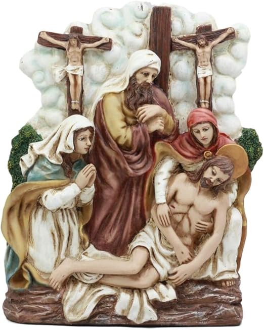 Amazon Com Yk Yeskela Estatua De La Cruz Para La Decoracion De La